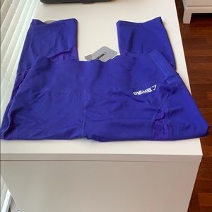 Gymshark Fusion Cropped Leggings 2.0 - Indigo NWT